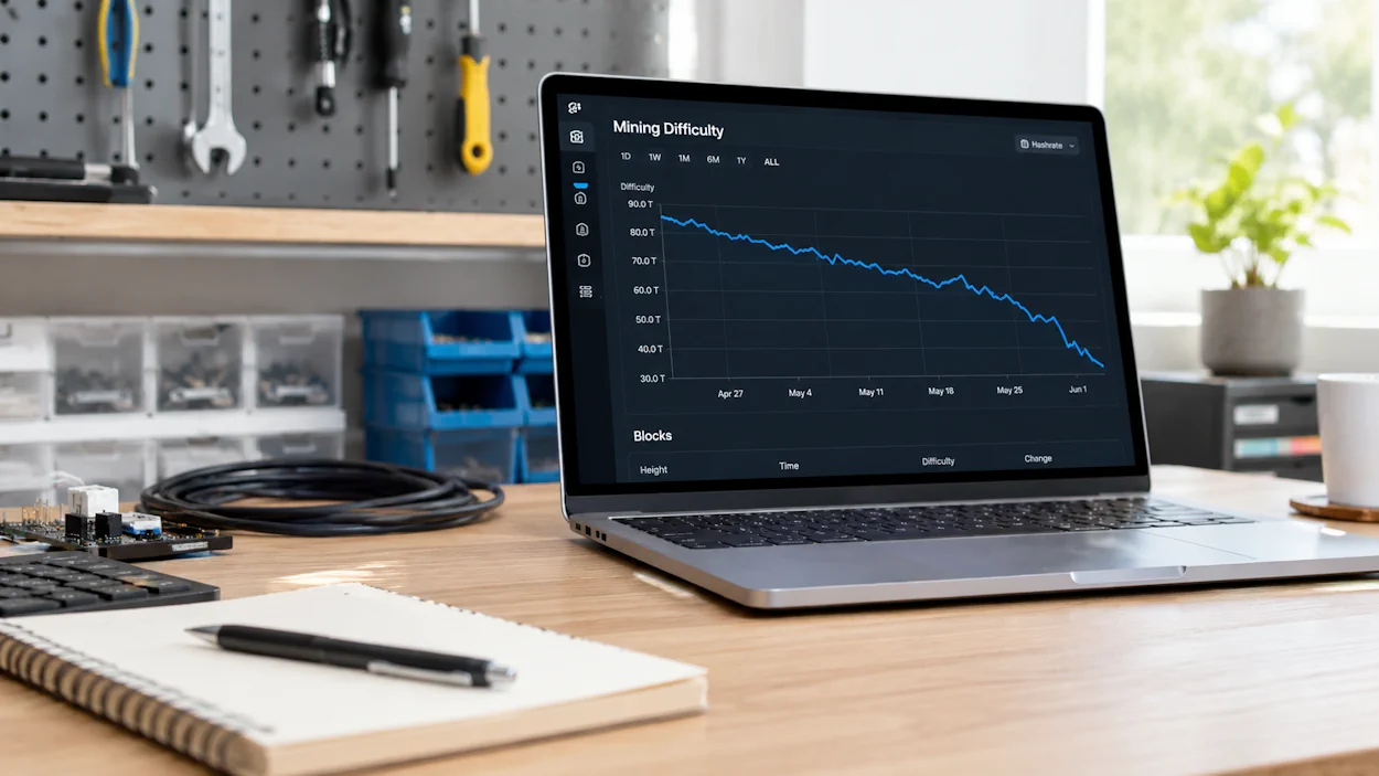 BTC Mining Hashrate Difficulty