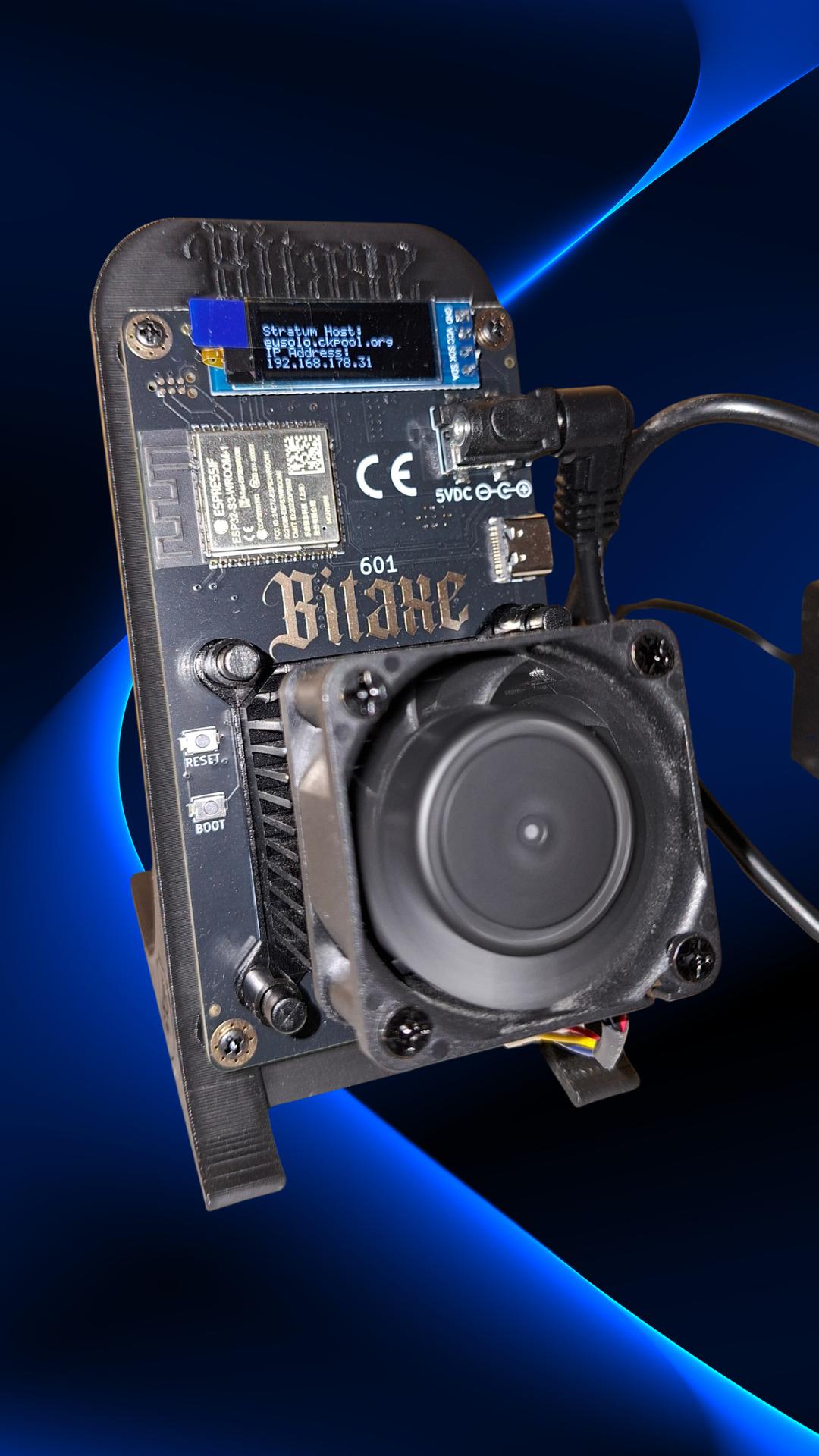 Solo crypto miner btc bitaxe gamma 601